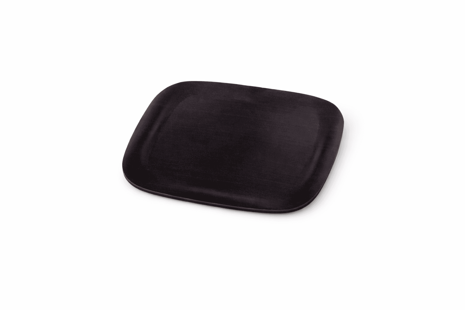Elegant dark wood plate on white.png